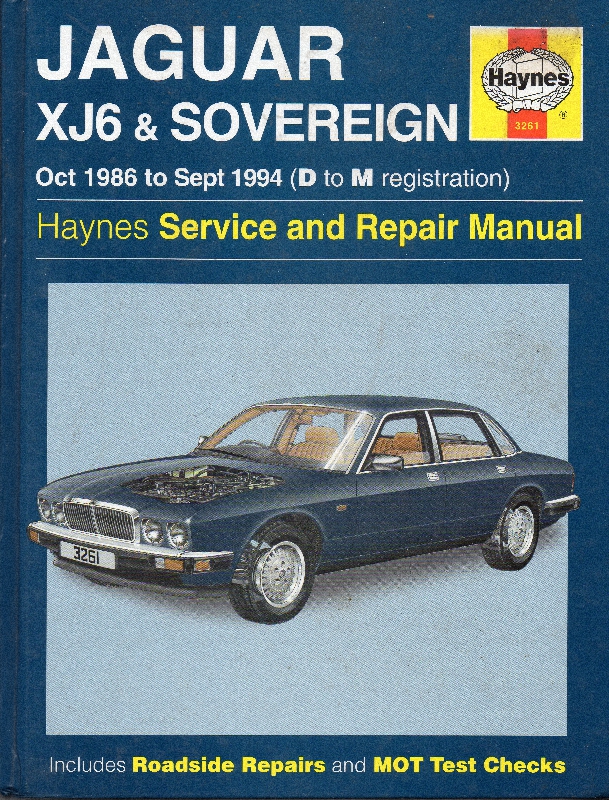 (image for) Haynes Jaguar XJR & Sovereign Repair Manual